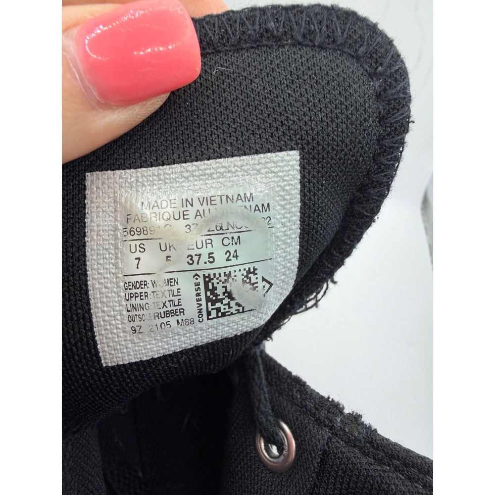 Converse Chuck Taylor All Star Lugged High Top Black Platform  569891C 7W - Picture 6 of 8